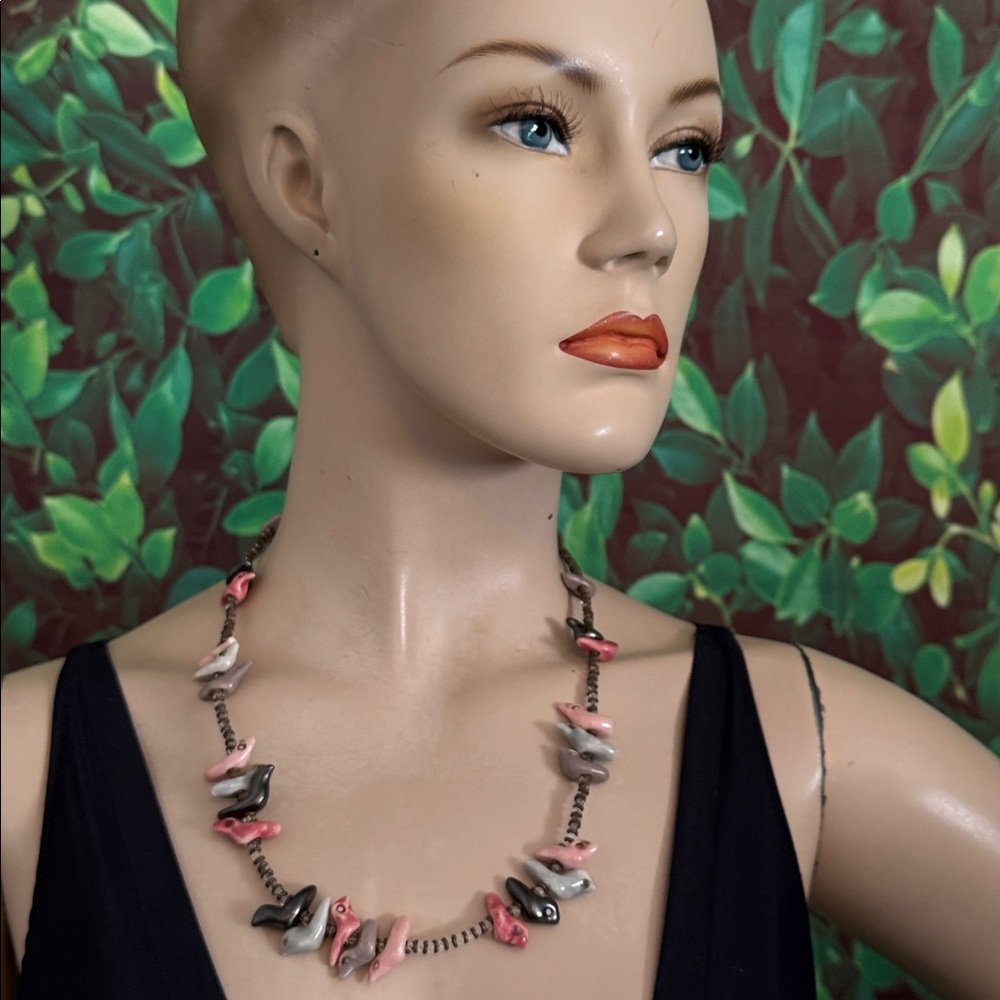 Vintage Zuni Heishi Bird Fetish Necklace - Picture 9 of 11